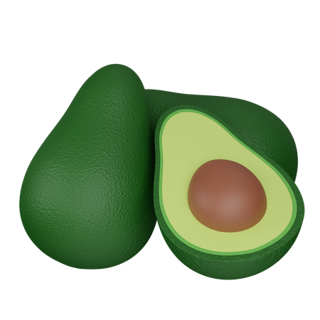 Avocados  3D Icon