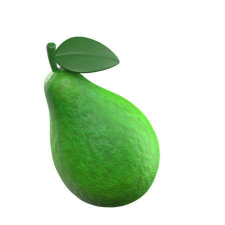 Avocat  3D Icon