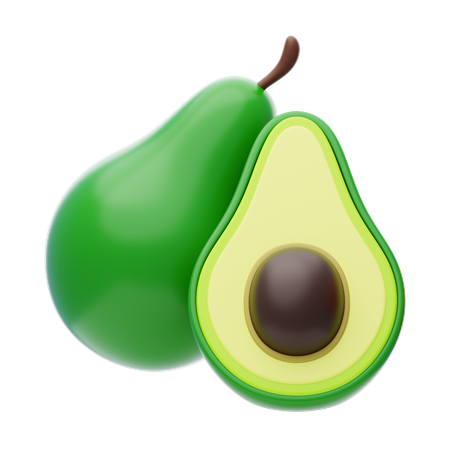 Avocat  3D Icon