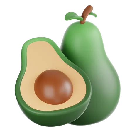 Avocat  3D Icon