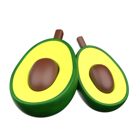 Avocat  3D Icon