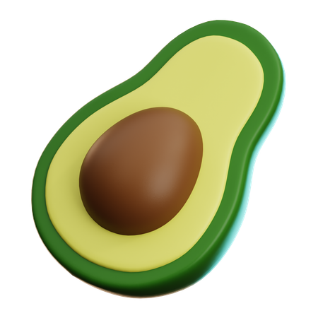 Avocat  3D Icon