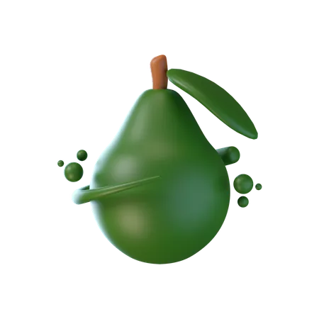 Avocat  3D Icon