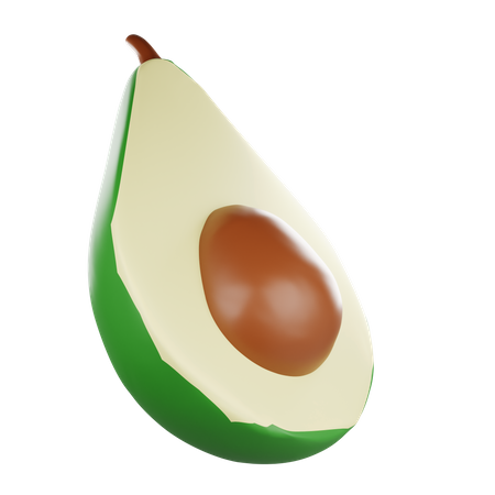 Avocat  3D Icon