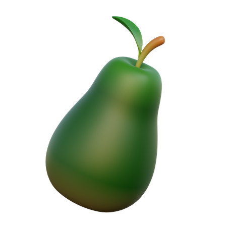 Avocat  3D Icon