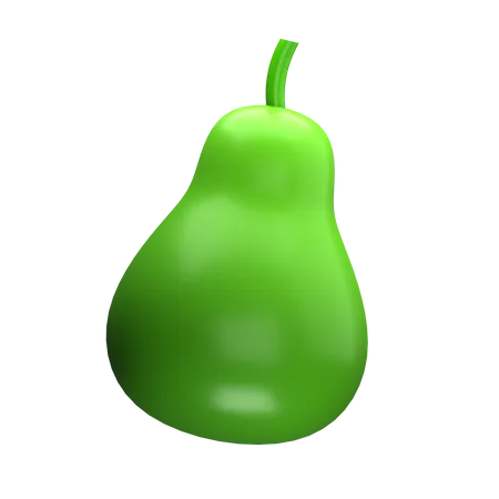 Avocat  3D Icon