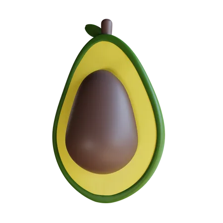 Avocat  3D Icon