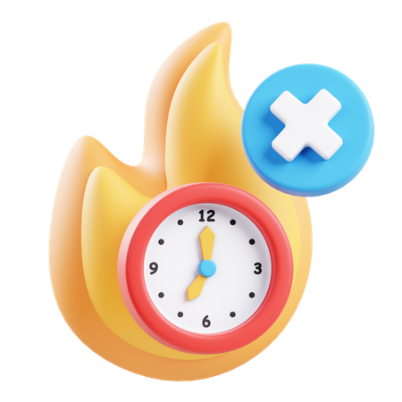 Avoid Burnout  3D Icon