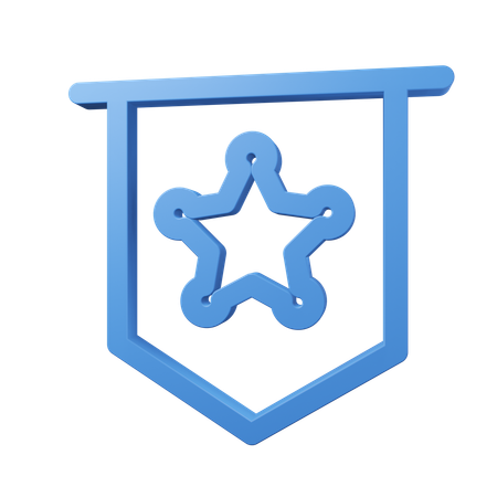 Award Banner  3D Icon