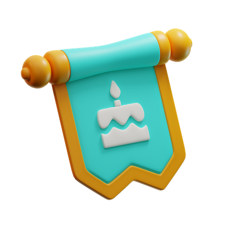 Award Scroll  3D Icon