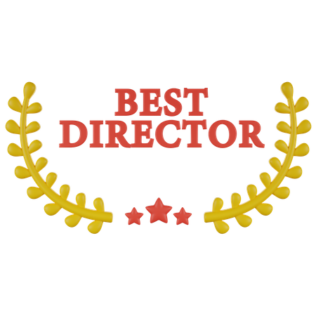 Awards Best Director  3D Icon