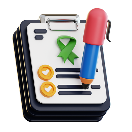 Awareness Report  3D Icon