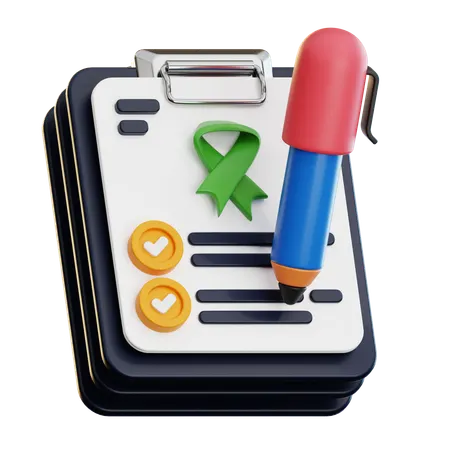 Awareness Report  3D Icon