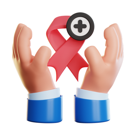 Awareness Ribbon  3D Icon
