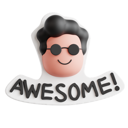 Awesome  3D Icon