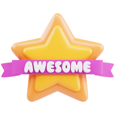Awesome  3D Icon