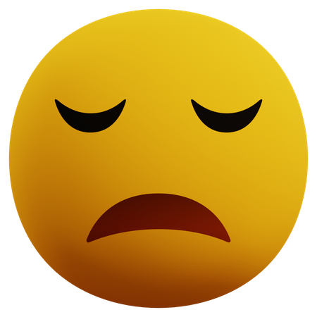 Awful Emoticon  3D Icon