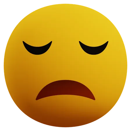 Awful Emoticon  3D Icon