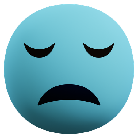 Awful Emoticon  3D Icon