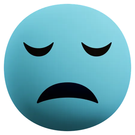 Awful Emoticon  3D Icon