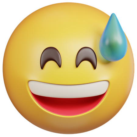 Awkward Emoji  3D Icon
