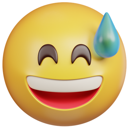 Awkward Emoji  3D Icon