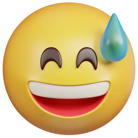Awkward Emoji  3D Icon
