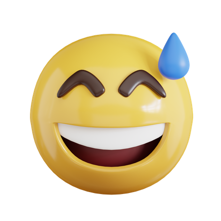 Awkward Emoji 3D Icon