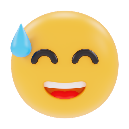 Awkward Emoji  3D Icon