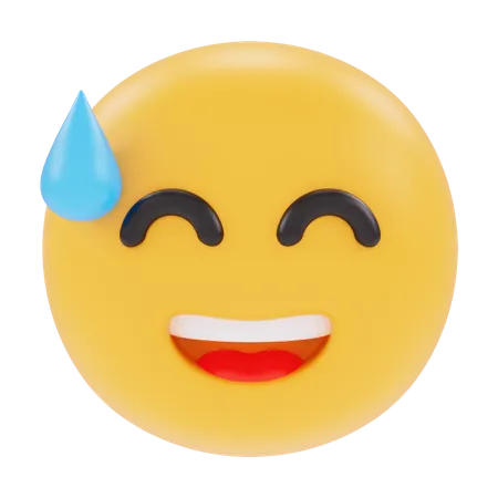 Awkward Emoji  3D Icon