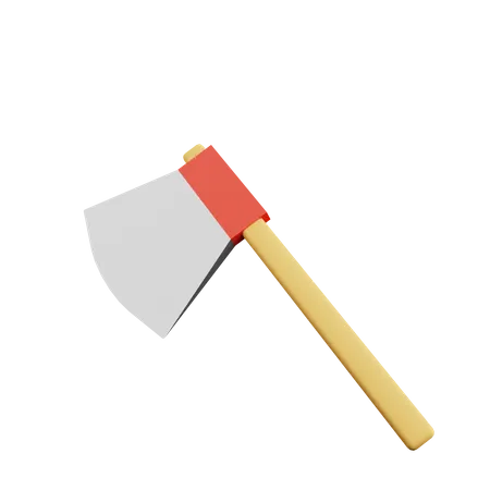 3 D Illustration Of Simple Object Axe 3D Illustration
