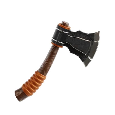 Axe Barbarian  3D Icon