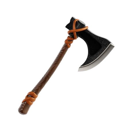 Axe Viking  3D Icon