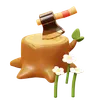 Axe With Stump
