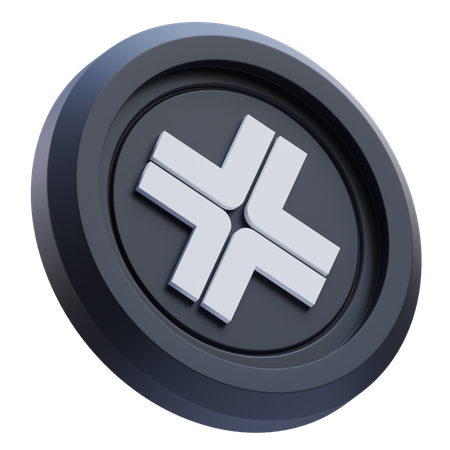 Axelar Cryptocurrency  3D Icon