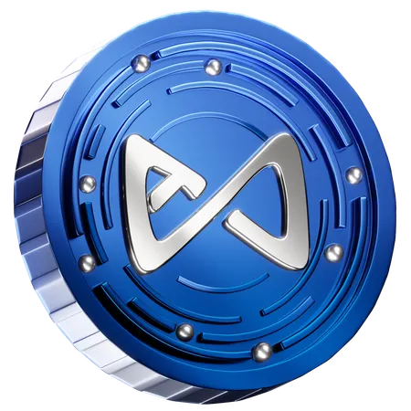 Axie Infinity 3 D Coin 3 D Crypto Coin 3D Icon