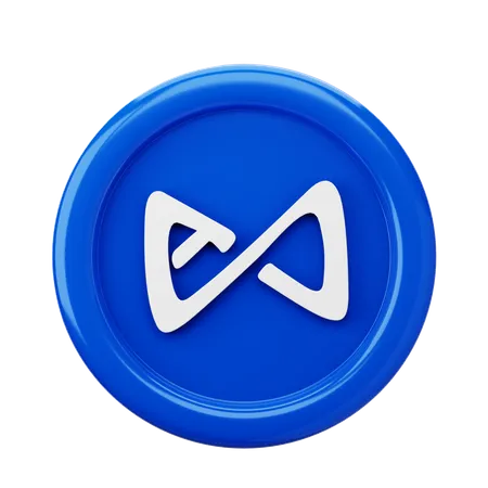 Moeda Axie Infinity AXS  3D Icon