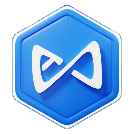 Axie Infinity (AXS) Badge  3D Icon