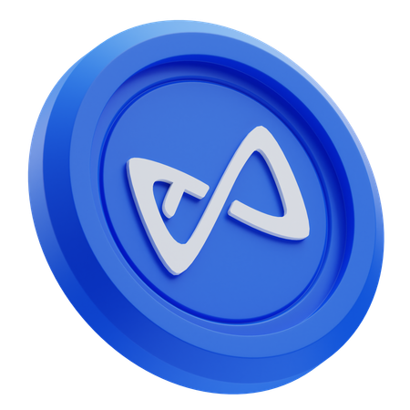 Axie Infinity Cryptocurrency  3D Icon