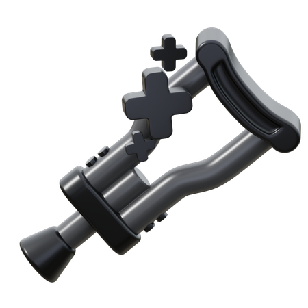 Axilla Crutches  3D Icon