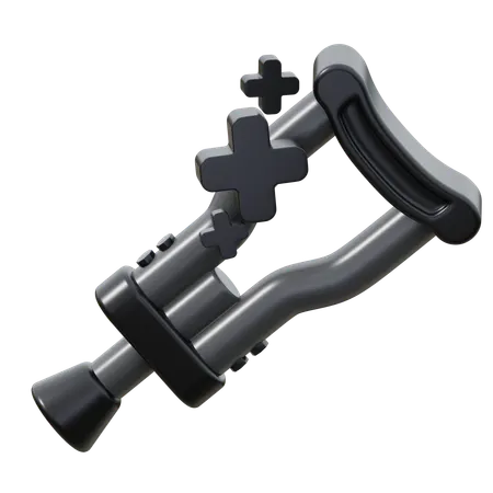 Axilla Crutches  3D Icon
