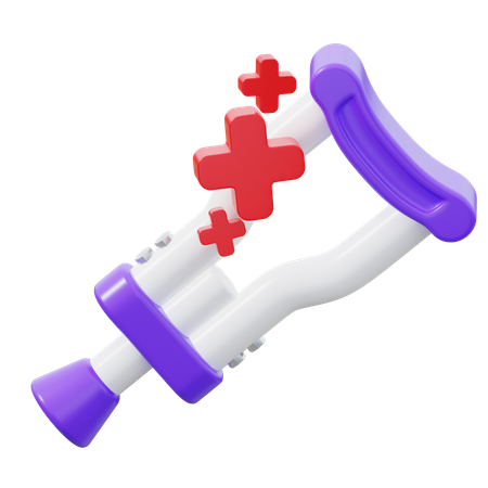 Axilla Crutches  3D Icon