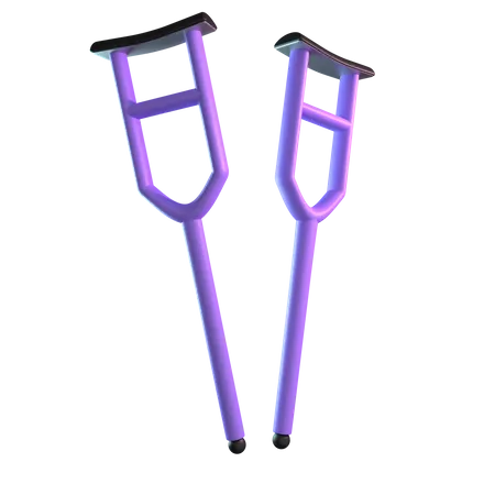 Axillary Crutch  3D Icon