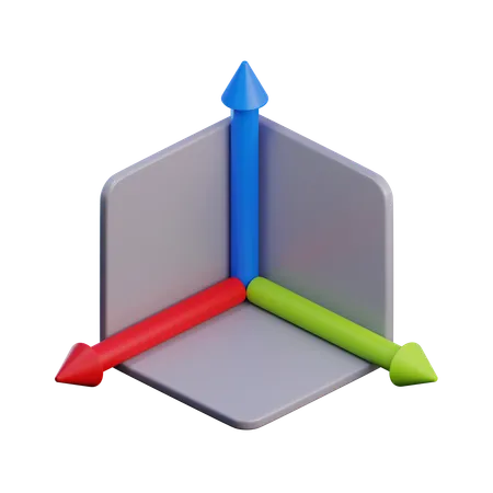 Axis  3D Icon