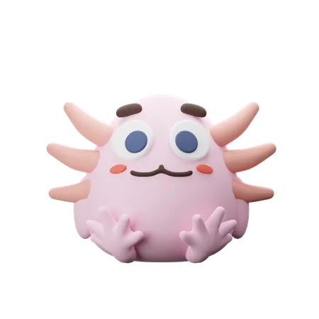 Axolotl  3D Icon