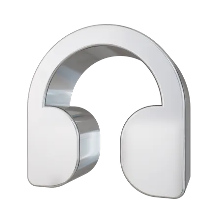 Ayuda con auriculares  3D Icon