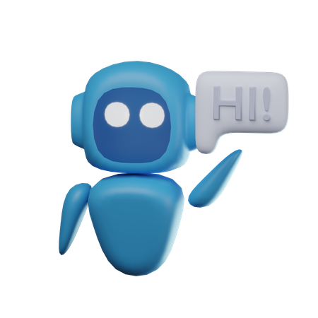 Ayuda de robot  3D Icon