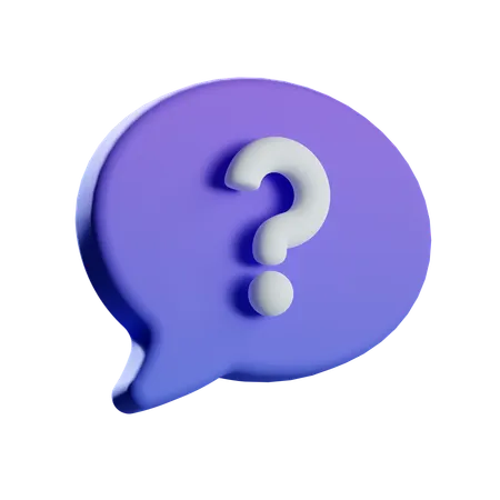 Chat de ayuda  3D Icon