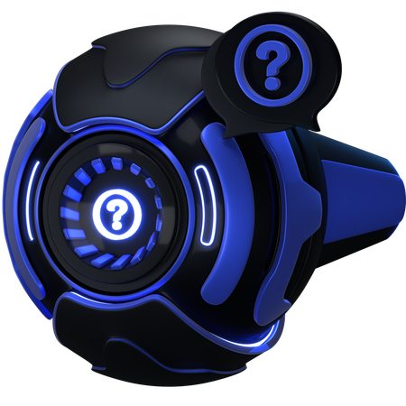 Ayuda del robot  3D Icon