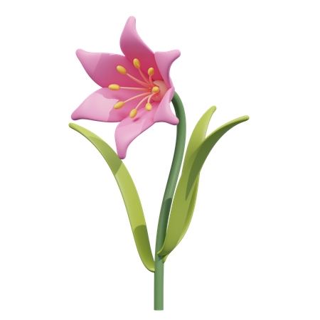 Azalea Flower  3D Icon